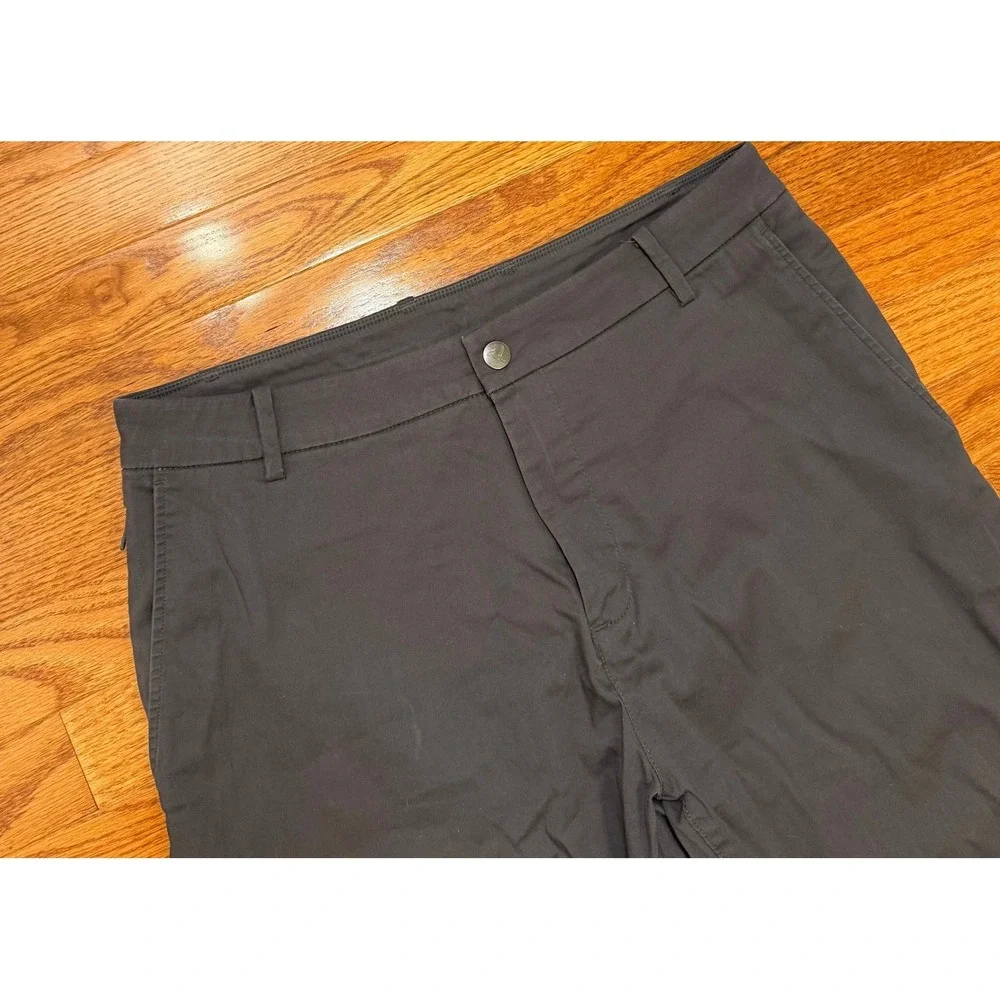 Birddogs Pants Mens 34x28 Gray Lined Golf Chino Stretch Performance Casual
